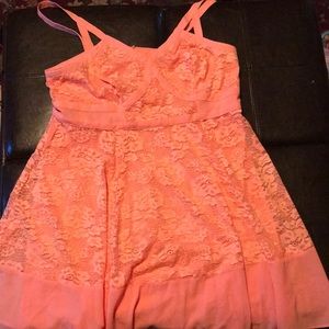 Torrid Insider Collection Peach Dress Size 16